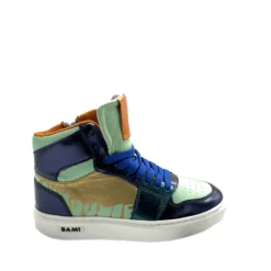 Bam Kinder Veterschoenen B1665 Blauw