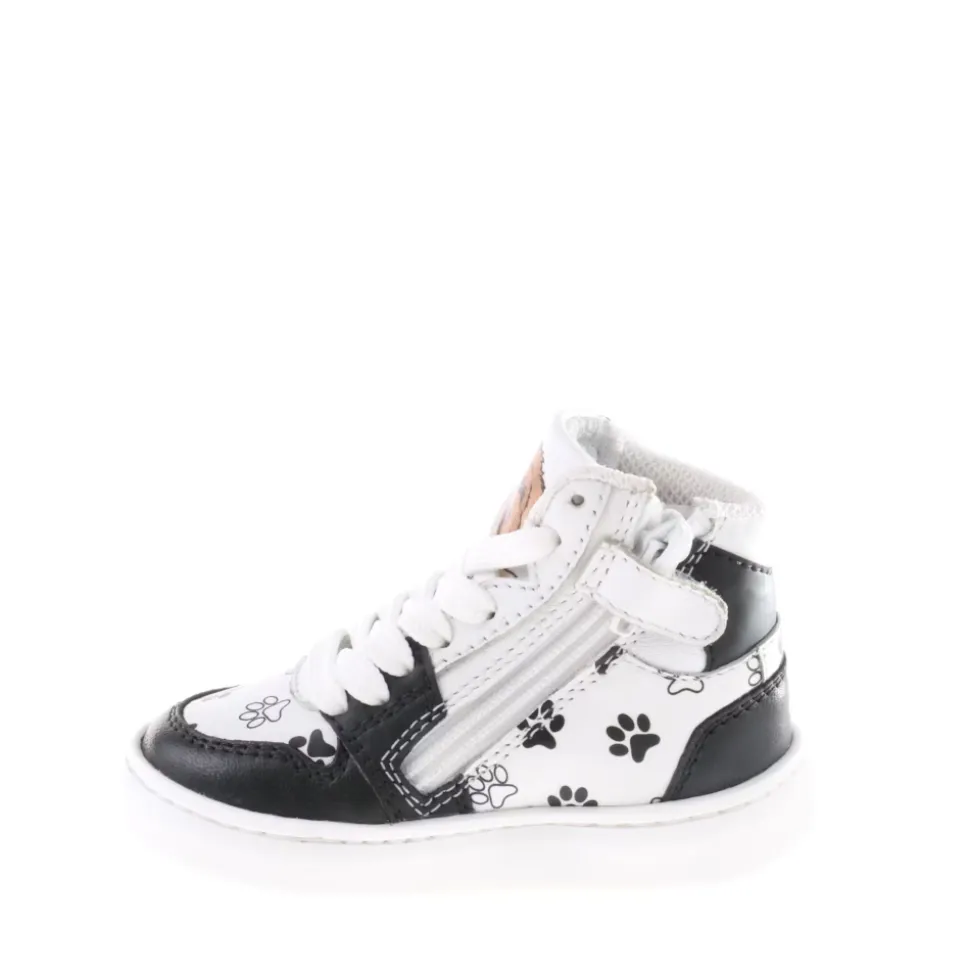 Bam Kinder Veterschoenen B1664 Zwart