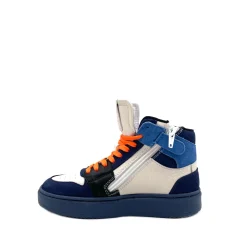 Bam Kinder Veterschoenen B1655 Blauw