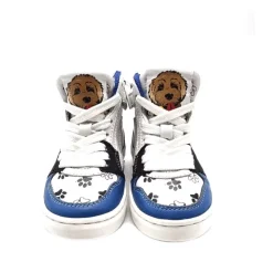 Bam Kinder Veterschoenen B1664 Blauw