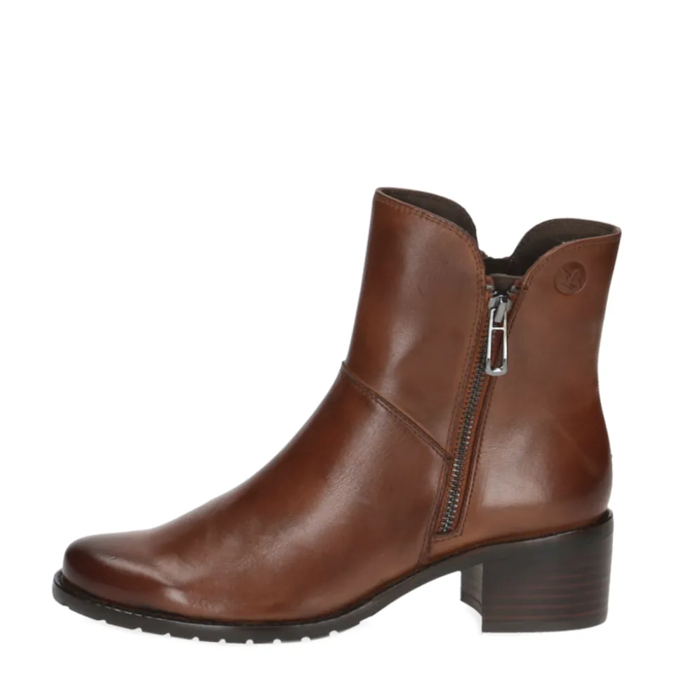 Caprice enkellaarsjes 9-25314-41-303 Cognac