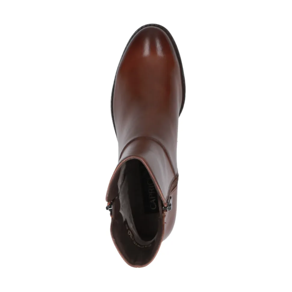 Caprice enkellaarsjes 9-25314-41-303 Cognac