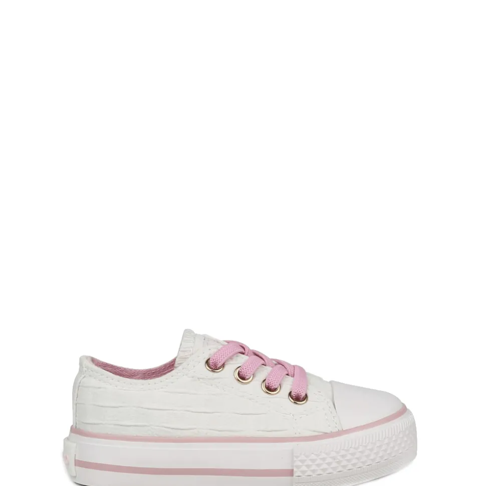 chika10 kinder Veterschoenen Wit
