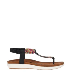 Chika10 Sandalen Canelita 02 zwart