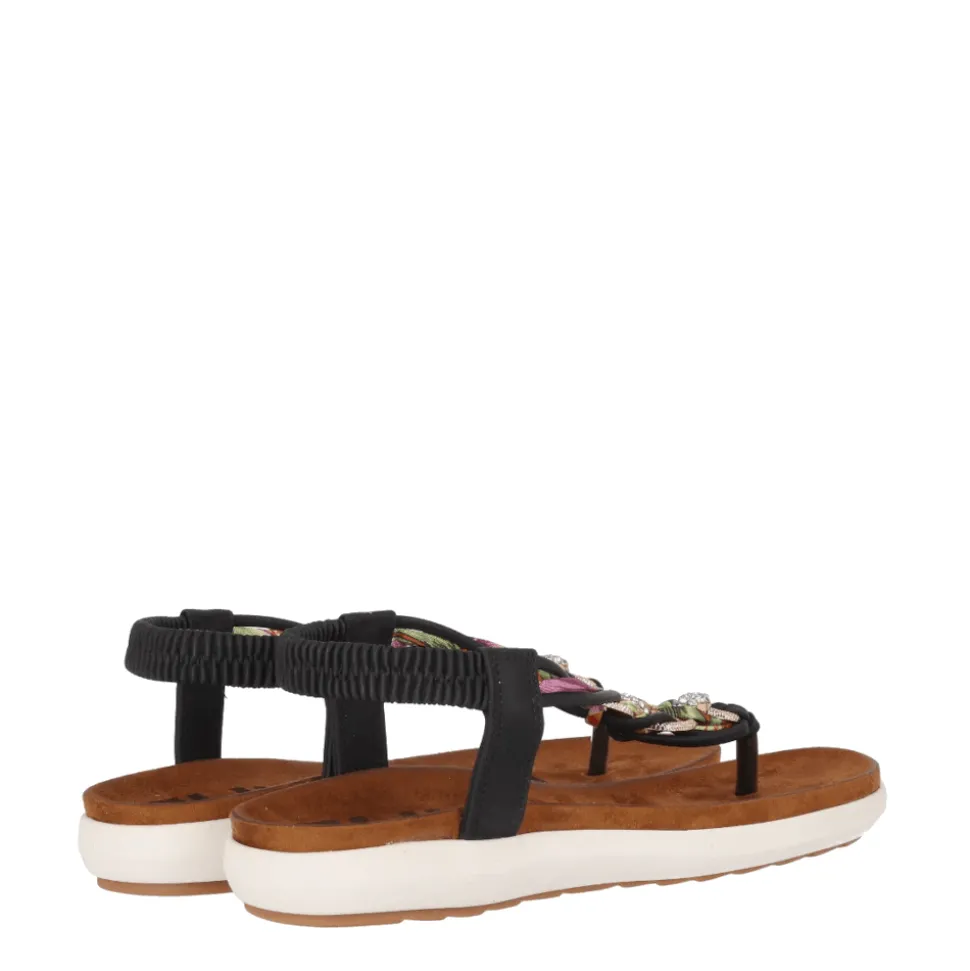 Chika10 Sandalen Canelita 03 Zwart