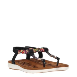 Chika10 Sandalen Canelita 02 zwart