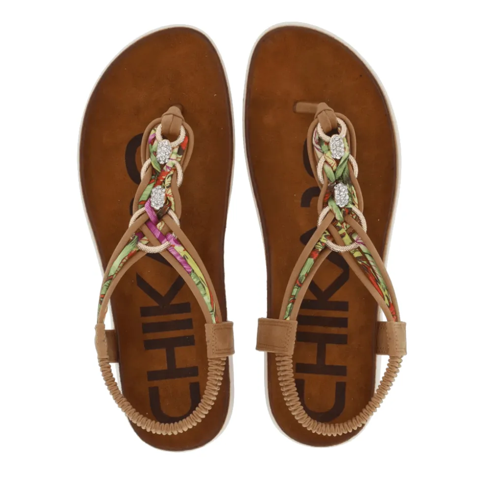 Chika10 Sandalen Canelita 03 Cognac