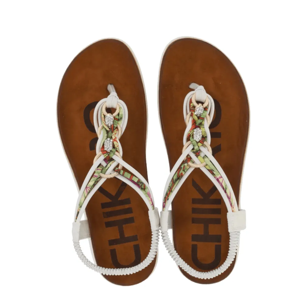 Chika10 Sandalen Canelita 03 Wit