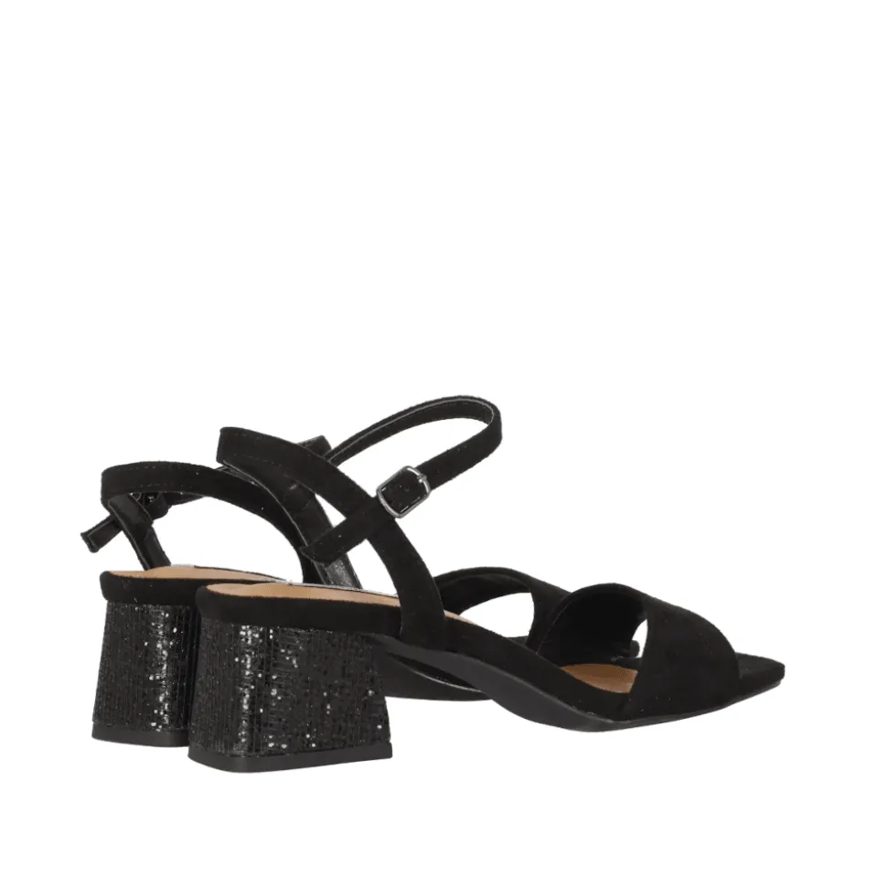 Chika10 Sandalen Melania 04 Zwart