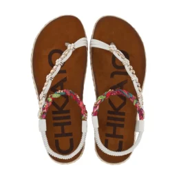 Chika10 Sandalen New Canela 02 Wit