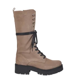 Dwars Laarzen Leuven Taupe