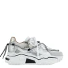 Dwars veterschoenen Jupiter J5554C-61 Zilver