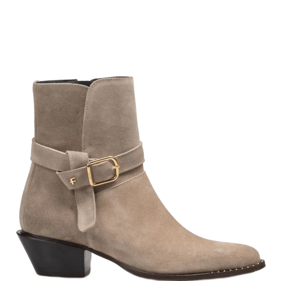 Floris van Bommel Enkellaarsjes SFW-50051-22-01 Licht Bruin