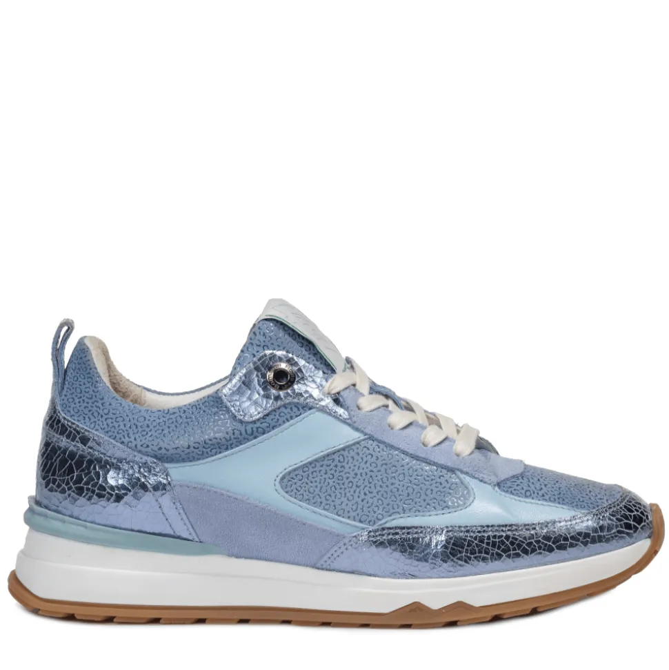 Floris van Bommel Veterschoenen SFW-10102-40-01 Licht Blauw