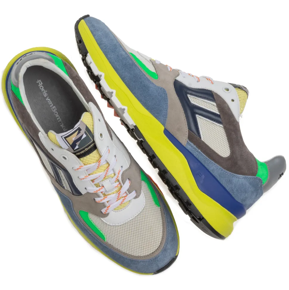 Floris van Bommel Veterschoenen SFM-10154-50-01 Groen