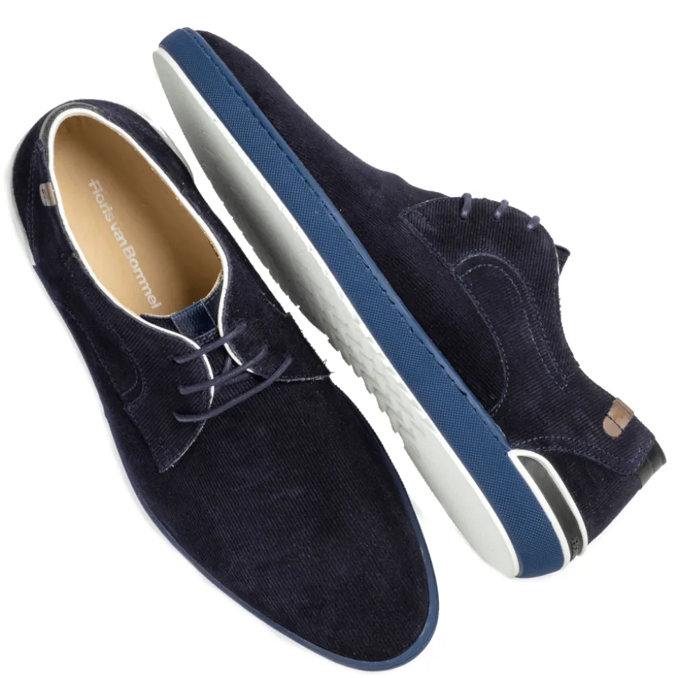Floris Van Bommel Veterschoenen SFM-30293-41-02 Blauw