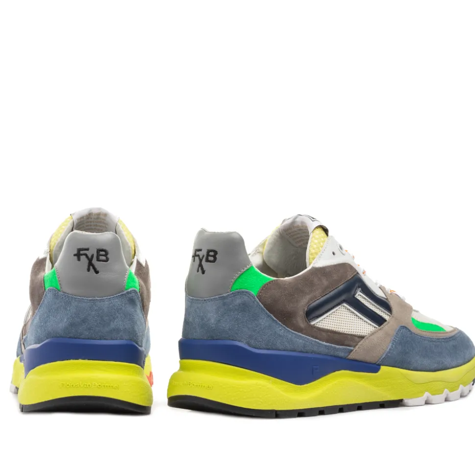 Floris van Bommel Veterschoenen SFM-10154-50-01 Groen