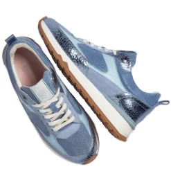 Floris van Bommel Veterschoenen SFW-10102-40-01 Licht Blauw