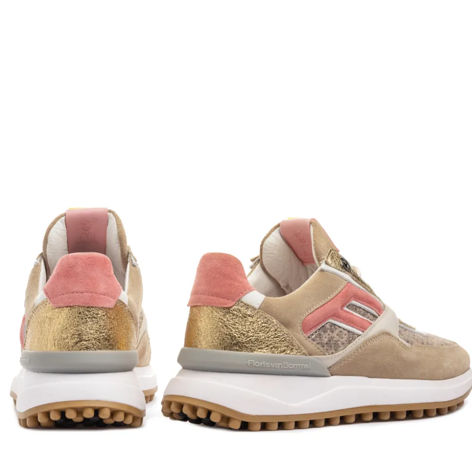 Floris van Bommel Veterschoenen SFW-10128-91-01 Goud