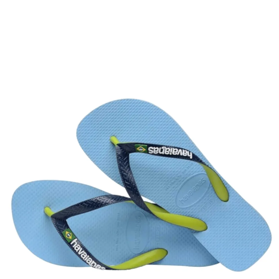 Havaianas Brasil logo Mix Blauw