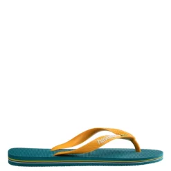 Havaianas Brasil logo Slippers Groen