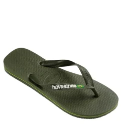 Havaianas Brasil logo Slippers Groen