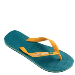 Havaianas Brasil logo Slippers Groen