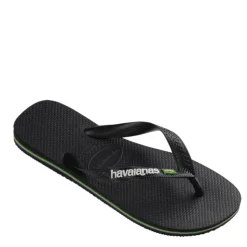 Havaianas Brasil logo Slippers Zwart