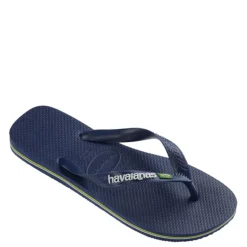 Havaianas Brasil logo Slippers Blauw