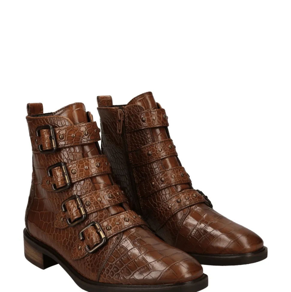 Paul Green Enkellaarsjes 9396-095 Cognac