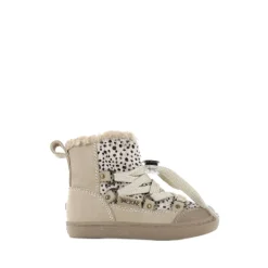 Shoesme Kinder Veterschoenen FL23W018-A Taupe