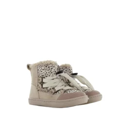 Shoesme Kinder Veterschoenen FL23W018-A Taupe