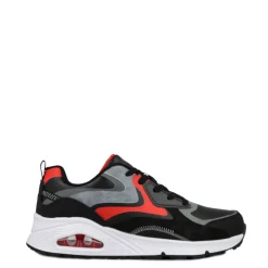 Skechers kinder Veterschoenen 403647L/BKRD Zwart