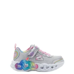 Skechers kinder veterschoenen 303751L/SMLT Zilver