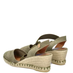Verbenas Espadrilles Mila Groen