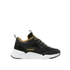 Vingino Kinder veterschoenen VG50-4001-01 Zwart