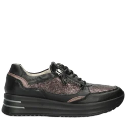 Waldlaufer Veterschoenen 755004 310 370 H Zwart