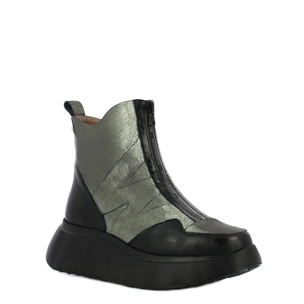 Wonders Enkellaarsjes A-3613 Zwart