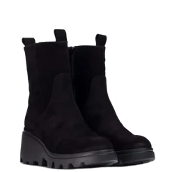 Wonders Enkellaarsjes G-7001 Zwart